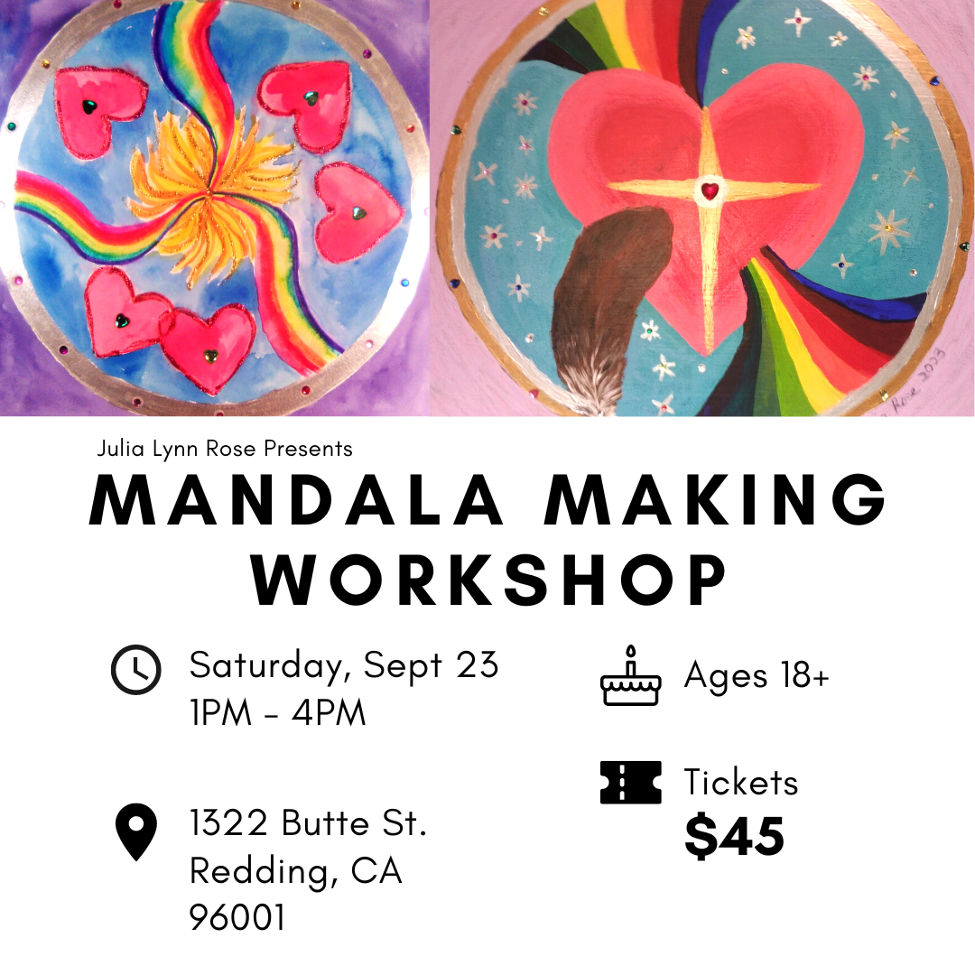 Mandala Making Workshop at Gather Downtown in Redding