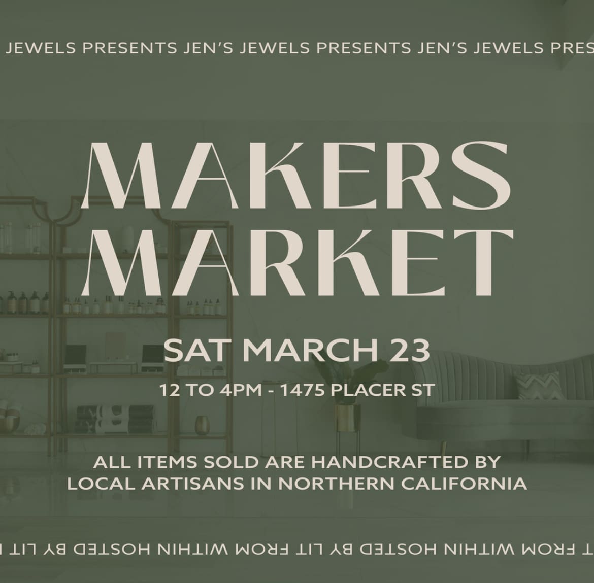 MAKER'S MARKET AT LIT FROM WITHIN Saturday March 23, 2024 in downtown Redding, CA