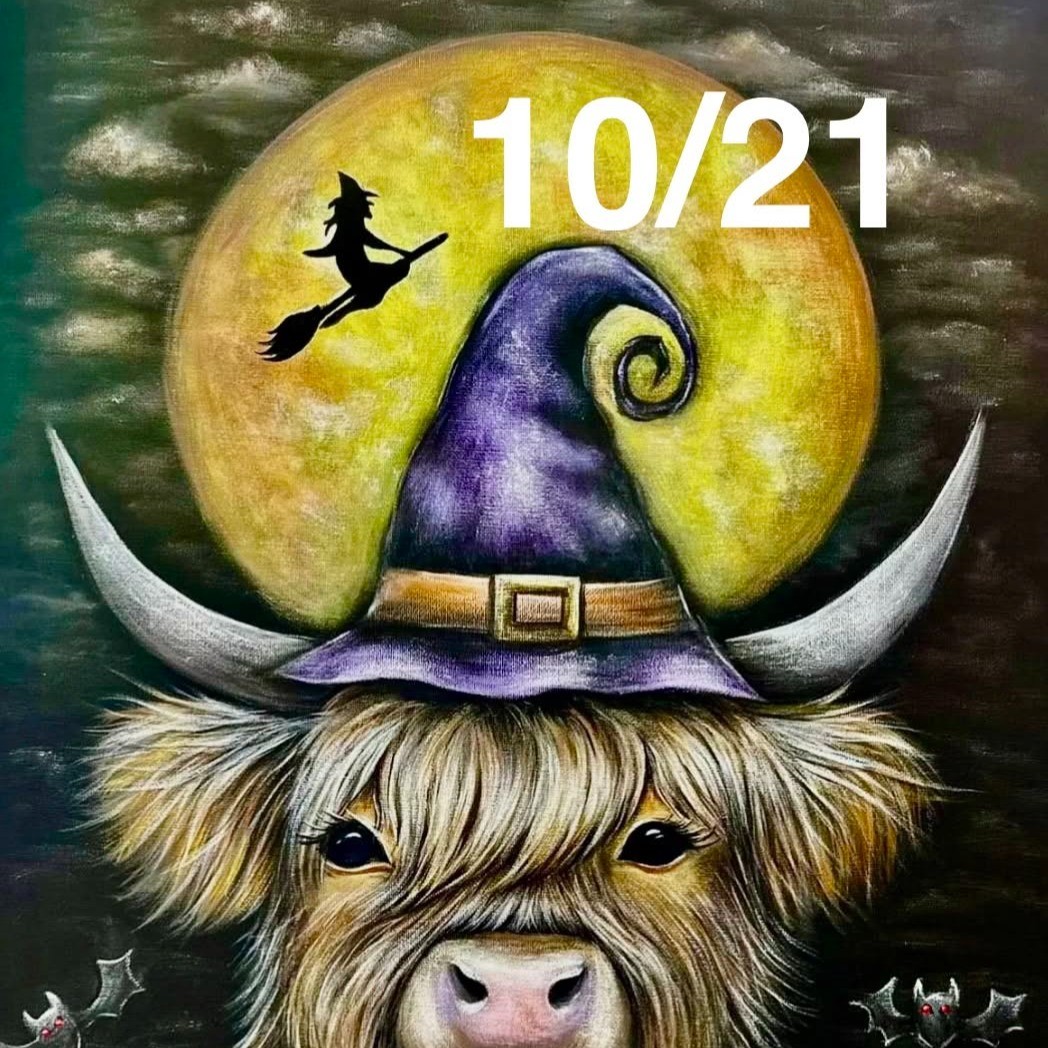Halloween Highland Cow