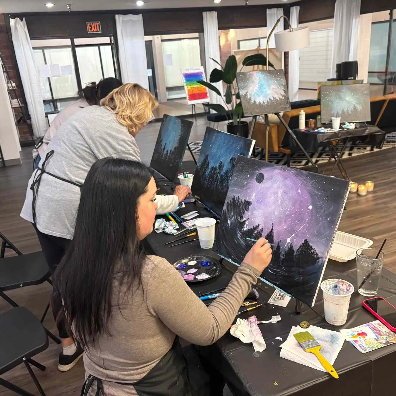 Paint & Sip Nights – First Fridays