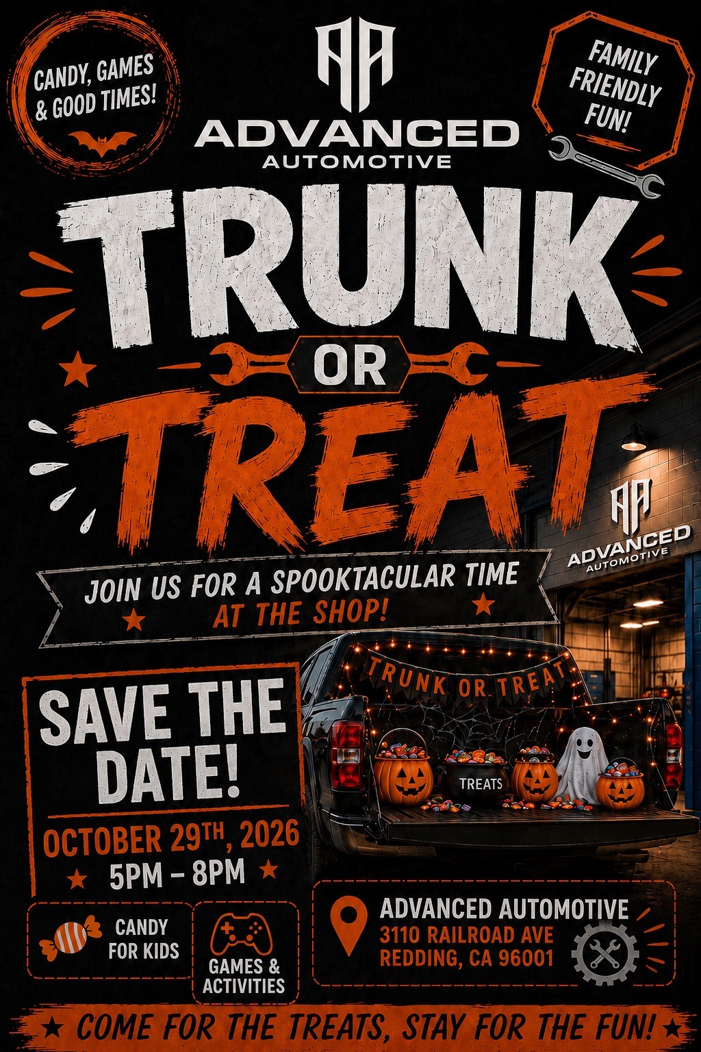 Advanced Automotive Trunk or Treat